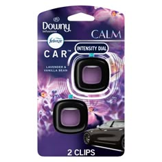 two pairs of car clippers in packaging with purple flowers on the front and back