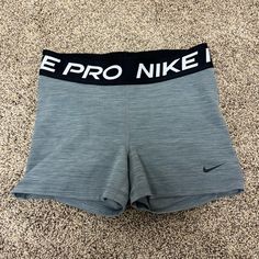 Nike Pro Dri-Fit Small Grey Shorts - Brand New Never Worn Grey Nike Pros, Nike Pro Spandex Shorts, Grey Nike Shorts, Black Nike Pros, Nike Shorts Women, Nike Spandex, Nike Pro Spandex, Nike Pro Women, Gray Nike