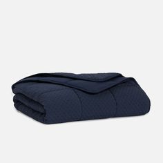 Weighted Throw Blanket - Deep Navy Gift Basket Items, Cheesy Gifts, Twilight Home, Weighted Comforter, Best Weighted Blanket, My Own Room, Boat Interiors, Own Room, Perfect Bedding