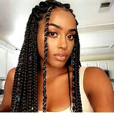 Blonde Box Braids, Twisted Hair, Short Box Braids, Long Box Braids, Box Braids Styling, Natural Hair Beauty, Girls Braids, Scene Hair, Braided Hairstyles For Black Women