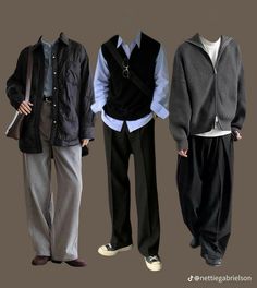 Softboy Outfits, Japanese Street Fashion Men, Guys Fashion Casual, Outfit Oversize, Classy Outfits Men, Mens Trendy Outfits, Men's Outfits