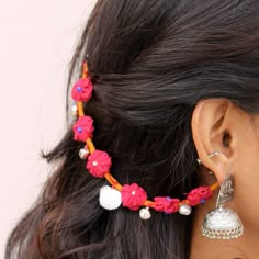 Earchains – Page 4 – Bebaak Navratri Bracelet Handmade, Handmade Jhumka Earrings, Textile Jewelry Diy, Fabric Jewelry Handmade