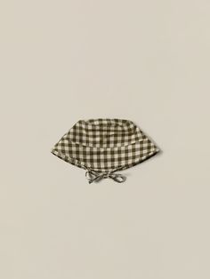 Olive Gingham Bucket Sun Hat Baby Bucket Hat, Kid Aesthetic, Baby Carriage, Old T Shirts, Summer Essential, Kid Clothes, Summer Hat, Ready To Play, Boy Clothes