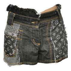 Authentic Louis Vuitton Patchwork Denim Shorts In Great Condition Size 40 Us Size 8 Louis Vuitton Shorts, Patchwork Denim, Denim Patchwork, Authentic Louis Vuitton, Jean Shorts, Denim Shorts, Louis Vuitton, Womens Shorts, Black