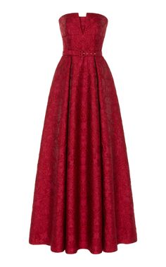 Strapless Belted Jaquard Gown by ZUHAIR MURAD for Preorder on Moda Operandi Timeless Dress, Zuhair Murad, Winter Outfit, Dress Designs, Look Chic, Outfits Casuales, Dream Dress, Moda Operandi