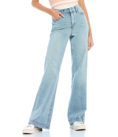 Shop for Jessica Simpson True Love Wide Leg Jeans at Dillard's. Visit Dillard's to find clothing, accessories, shoes, cosmetics & more. The Style of Your Life. Bottom Jeans, Bell Bottom, Dillard's, Christmas Wishlist, Jessica Simpson, Wide Leg Jeans, Cotton Spandex, Bell Bottom Jeans, Cute Clothes