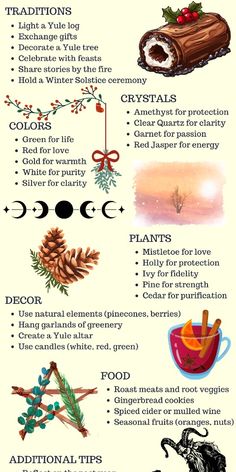 Yule Presents Diy Gifts, Winter Correspondences, Vegetarian Yule Recipes, 12 Magical Nights Ritual, Yule Log Crafts For Kids, Yule Pagan Traditions, Winter Solstice Crystals, Yule Traditions Winter Solstice