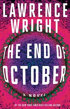 the end of october by lawrence wright and david wyrson, with an abstract background