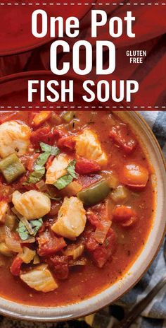 the cover of one pot, fish soup