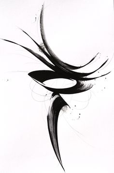 an artistic black and white drawing of a woman's hair