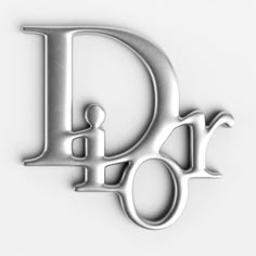 the letters d and g are made out of metal