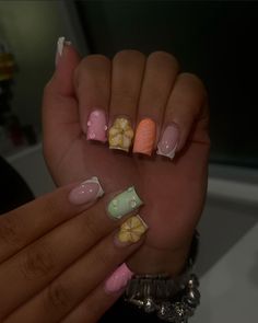 Overlay Nails, Colored Acrylic Nails, Acrylic Nails Coffin Pink, Long Square Acrylic Nails, Unique Acrylic Nails, Acrylic Nails Coffin Short