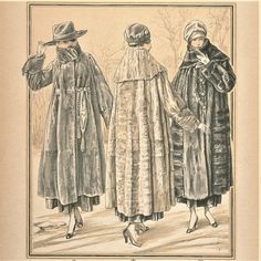 Fashion Plate - Les Elegances Parisienne - 1917 Sea House, Bon Ton, Downton Abbey, Belle Epoque, Fashion Sketches