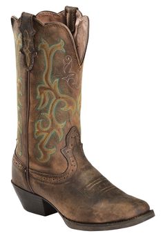 Cowgirl Boots Square Toe, Barn Boots, Justin Cowboy Boots, Justin Boots Womens, Womens Cowgirl Boots, Boots Square Toe, Horse Boots, Justin Boots, Cowboy Boots Women