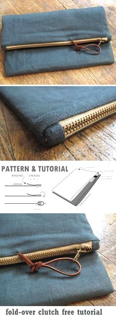 the instructions for how to sew an ipad case with zippers and stitching