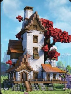 Simple Minecraft Builds, Minecraft Cottage, Cool Minecraft Creations, Minecraft Medieval, Cute Minecraft Houses, Minecraft Plans