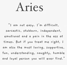 an old poem written in black and white with the words aries on it's side