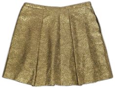 Gold Skirt, Gold Brocade, Club Monaco, Pleated Skirt, Monaco, Ballet Flats, Unique Pieces, Floral Pattern, Ballet