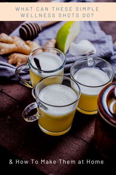 I am sharing a several morning wellness tonic recipes that will boost your immune system and give you energy throughout the day. Make one of these healthy lemon and ginger shots at home, especially when you start to feel sick, as part of your detox, to add extra antioxidants, or simply wake you up.  #wellness #wellnessshots #health #healthy #shots #detoxifier #protector #cleaneating #vegan #health Morning Wellness, Natural Cleanse, Ginger Drink, Tonic Recipe, Detox Juice Recipes, Wellness Shots, Ginger Shot, Boost Your Immune System, Shot Recipes