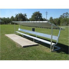 PEVO 21' Covered Bench with Backrest TBC-21PC Ground Anchor, Diy Canopy, Fabrication Tools, Gym Design, Metal Fabrication