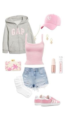 Girly Summer Outfits, Outfit Inspo Summer, Casual Preppy Outfits, Outfit Inspo Casual, Trendy Outfits For Teens, Cute Lazy Day Outfits, Cute Preppy Outfits, Summer Fits, Simple Trendy Outfits