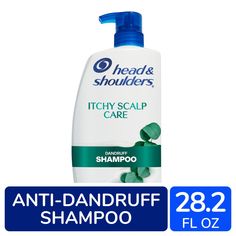 Ignite your senses and feel it working with every wash. Head and Shoulders Itchy Scalp Care Shampoo features the soothing, refreshing scent of eucalyptus, while the unique formula works 7 surface layers deep in your scalp to help stop dandruff at its source and maintain healthy hair. Head and Shoulders Itchy Scalp Care Shampoo is brought to you by the #1 dermatologist-recommended brand. Clinically proven to protect against flakes, itch,+ oil^ and dryness, Itchy Scalp Care Shampoo provides itchy Home Remedies For Dandruff, Shampoo Brands, Dry Itchy Scalp, Easy Hairstyles For Thick Hair, Rainbow Hair Color, Head And Shoulders, Maintaining Healthy Hair, Dandruff Shampoo, Itchy Scalp