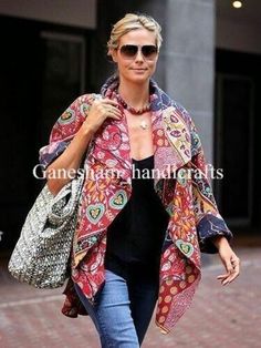 Pinterest Pola Jaket, Cotton Jackets Women, Kantha Jacket, Boho Jacket, Kantha Quilts, Long Coat Women, Patchwork Jacket, Quilt Jacket, Legally Blonde