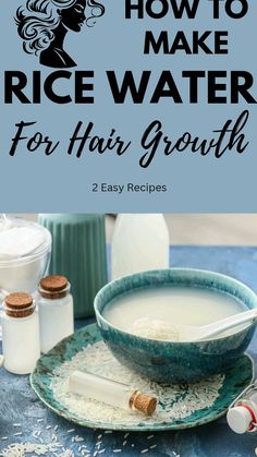 Learn how to make rice water for hair growth by following these 2 easy recipes Rice Water For Hair Growth, Rice Water Recipe, Rice Water For Hair, Hydrating Hair Mask, Rice Water, Diy Hair Mask, Diy Hair Care, For Hair Growth, Hair Maintenance