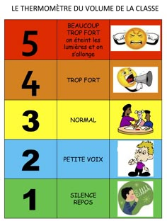 the four types of emotions in french