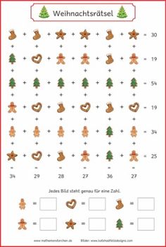 a christmas themed worksheet with gingerbreads and cookies on the bottom right hand corner