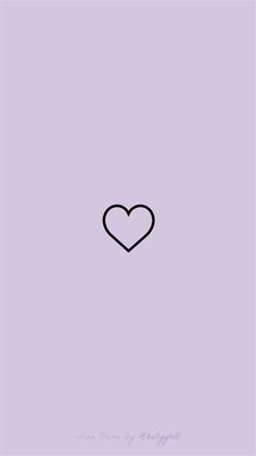 a black and white heart on a purple background