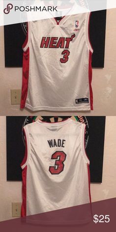 Reebok Dwyane Wade Jersey Reebok Dwyane Wade Jersey. Used. Size is Kids XL or Men’s Small/Medium Reebok Other Sports Jerseys, Brooklyn Nets, Brooklyn, Sports Jersey, Pajamas