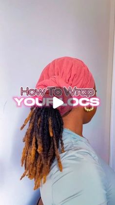 - Check more at https://howcandothis.com/hairstyleideas/80469/ How To Tie Locs With A Scarf, Loc Styles With Headwraps, Locs In Headwraps, Hair Wraps For Locs, Long Locs Ponytail, Headwrap Styles For Locs, Locs Hair Wrap, Wrapping Locs Head Scarfs, Head Scarf Styles With Locs