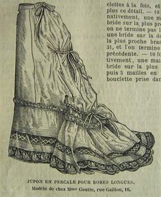 La Mode Illustrée 1877 Pink Ball Dresses, Motif Soutache, Soutache Pattern, Costumes Couture, How To Make Skirt