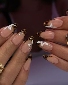 October Nails, Fashion Things, Simple Gel Nails, Classy Acrylic Nails, Nail Swag, Short Acrylic Nails Designs, Fire Nails