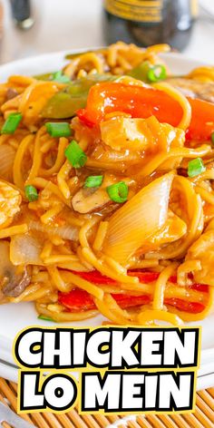 How to make chicken lo mein