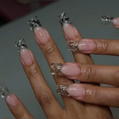 Short Clear Acrylic Nails, Short Long Nails, Long Nails Square, Nurse Nails, Clear Acrylic Nails, Gel Acrylic Nails, Drip Nails, Transparent Nails, French Acrylic Nails