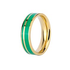 PRICES MAY VARY. 🟢 Green Enamel Ring 🟢 Green is the color of purity and freshness, and it has long been a symbol of vitality and energy. Wearing a modern green ring will add a splash of color to your overall look. We hope this green enamel ring will bring you energy and good luck, and we are sure that this women's enamel ring will be a perfect gift for your wife or mom. 🟢 Materials for Enamel Ring 🟢 The green ring is made of 18K gold-plated stainless steel, which is not easily damaged and ca Wife Ring, Colorful Ring, Enamel Plate, Mom Ring, Green Ring, Green Rings, Enamel Ring, Ring Dainty, Green Enamel