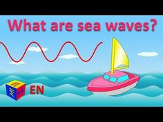 a cartoon boat with the words what are sea waves? and an image of a sailboat