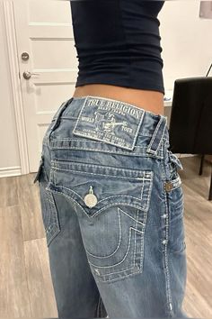 American Retro Jeans Y2K Men Women Harajuku Hip Hop Gothic Retro Pocket Embroidered Blue Baggy Jeans Blue Baggy Jeans, Fit Pics, Looks Pinterest, Retro Jeans, Y2k Men, 2000s Fashion Outfits, Jeans Y2k, Mode Inspo, 2000s Fashion