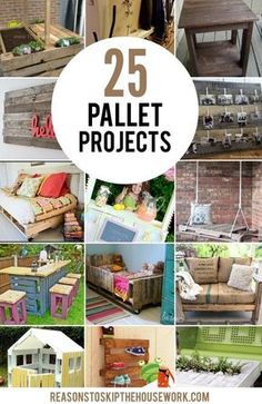 25 pallet projects that are easy to make and great for decorating your home