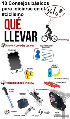 a poster with the words que llevar and other things in spanish on it