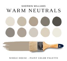 a paint brush with warm neutrals on it