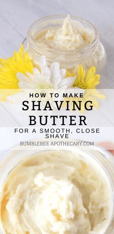 Shaving Butter, Homemade Shaving Cream, Butter Recipes Homemade, Shave Butter, Diy Lotion, Homemade Lotion, Diy Beauty Recipes, Natural Body Care