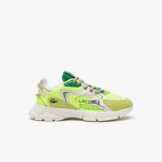 Women's L003 Neo Textile Sneakers - Women's Sneakers - New In 2023 | Lacoste Lacoste Store, Lacoste Sneakers, Lacoste Shoes, Yellow Sneakers, Lacoste Women, Lacoste Men, Trendy Sneakers, Sneaker Collection, Shoe Style