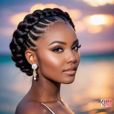 Halo Braid | 30 Top Hairstyles For Black Women (Trending For 2024) In the ever-evolving world of fashion and beauty, hairstyles play a crucial role in expressing individuality and embracing cultural diversity. For black women, the versatility of hair textures opens up a myriad of possibilities for creative and trendsetting styles. As we step into 2024,. 6 Braid Hairstyles, Cornrow Hairstyles For Black Women Updo, Cornrow Updo Hairstyles For Black Women, 2 French Braids Black Women, Bridesmaids Hairstyles For Black Women, Natural Updos For Black Women, Braided Updo For Black Women, Goddess Braid Bun, Black Women Updo Hairstyles