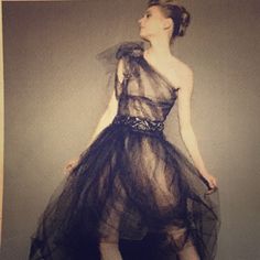 Fantastical Party Dress With Translucent Tulle And Striking Metallic And Crystal Detail Tulle Party Dress, Vera Wang, Party Dress, Victorian Dress, Womens Dresses, Dresses, Black