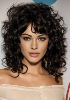 Real Hair Wigs, Curly Hair With Bangs, Bleached Hair, Curly Hair Cuts, Silky Hair, Cortes De Cabello