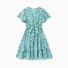 Enjoy the perfect summer vacation with your little ones in this casual matching floral dress with ruffled sleeves and tiered dress.
* Please note: sizes must be added separately to your cart.
* Piece of product: Each size includes 1 dress or 1 romper.
* Product features: Matching outfits for Mommy and her little ones in a floral dress with a waist belt.
* Fabric characteristics: Lightweight, soft, and comfortable to wear.
* Neckline: V-neck for Mommy and girls, round neck for babies.
* Sleeves: Adorable ruffled sleeves.
* Style: Casual style with a tiered design.
* Fit: Moderate fit for ultimate comfort.
* Length: Above the knee.
* Source of goods: Imported.
* Supplier: PatPat. Ditsy Floral Pattern, Mommy And Me Dresses, Ditsy Floral Dress, Sleeves Style, Ruffled Sleeves, Ditsy Floral, Tiered Dress, Matching Dresses, Matching Outfits