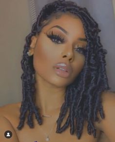 Medium Length Faux Locs Black Women, Faux Locs Short Hair, Bohemian Soft Locs Bob, Short Boho Locs Black Women, Crochet Dreads Black Women, Shoulder Length Faux Locs Black Women, Medium Faux Locs Black Women, Faux Locks Black Women, Bob Length Faux Locs